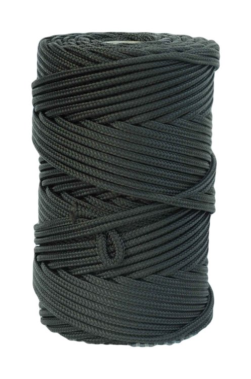 Corde tressée djembé Ø6 mm noire - Corde pour djembe tambour