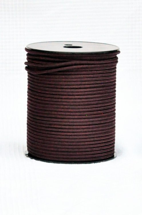 Corde tambour djembé renforcée PES 4 mm Bordeaux 100 m