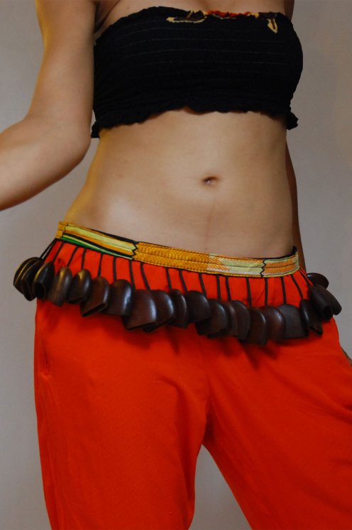 Ceinture de danse africaine - Petite ceinture de danse juju du Ghana