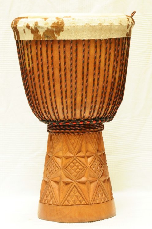 Grand djembé Guinée Top dugura : acheter djembe guinéen (dougoura, dimb)
