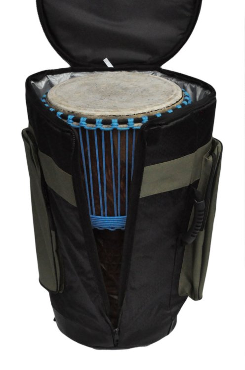 Housse de djembé professionnelle Percussion Africaine Premium Kaki XXL
