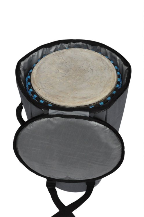 Housse pour djembé Percussion Africaine qualité supérieure XL gris