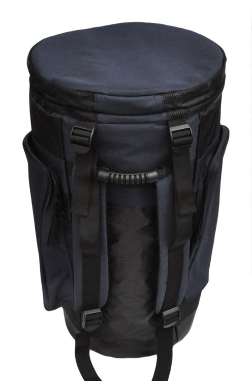 Housse pour djembé Percussion Africaine qualité premium XL bleu