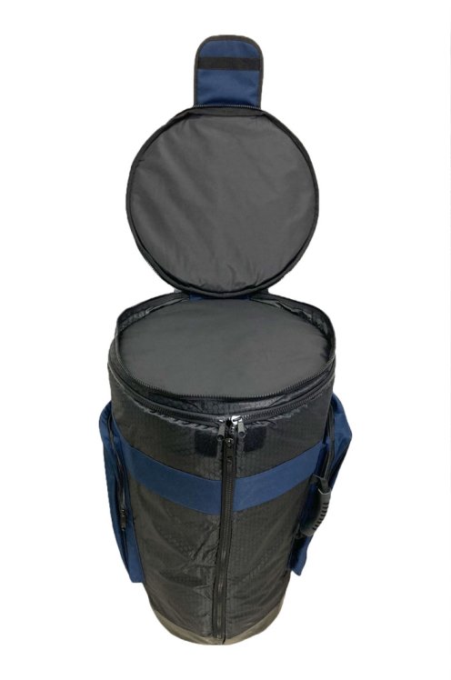 Housse pour djembé Percussion Africaine qualité premium XL bleu