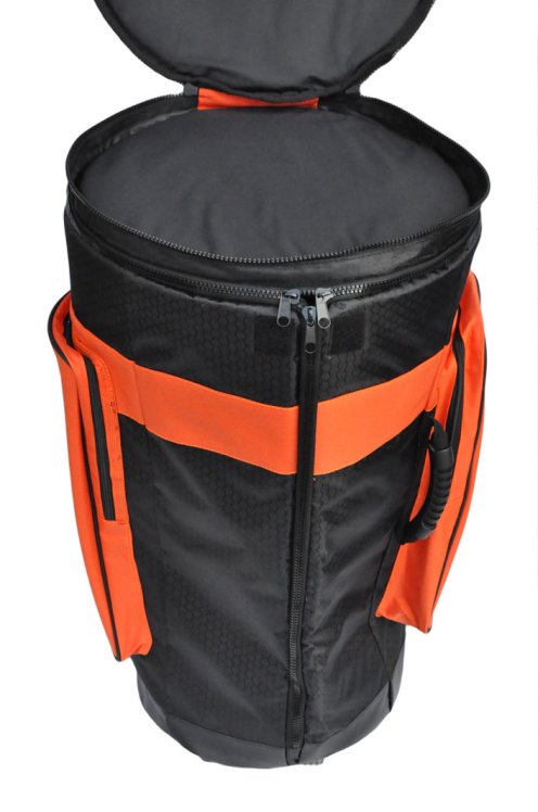 Housse de djembé professionnelle Percussion Africaine Premium Orange XL