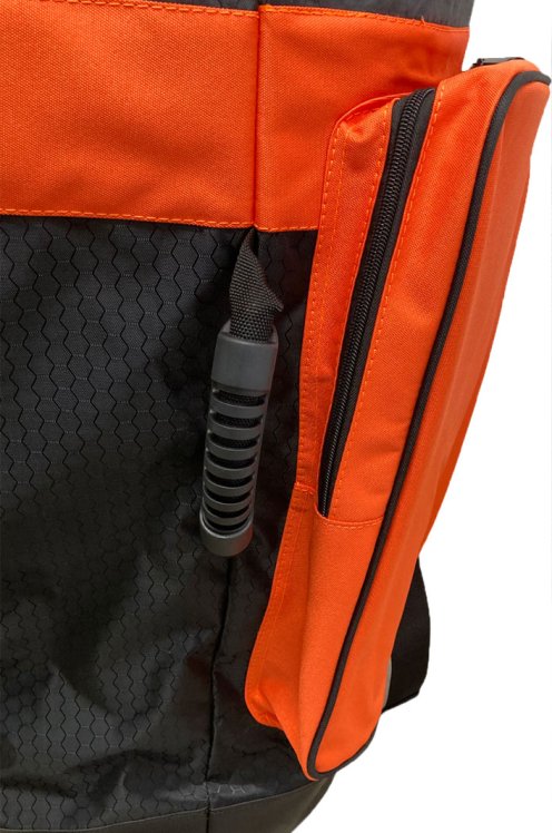 Housse de djembé professionnelle Percussion Africaine Premium Orange XL