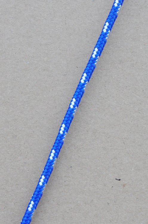Drisse djembé Ø5 mm (bleu de France / écru, 100 m) - Corde pour djembe tambour