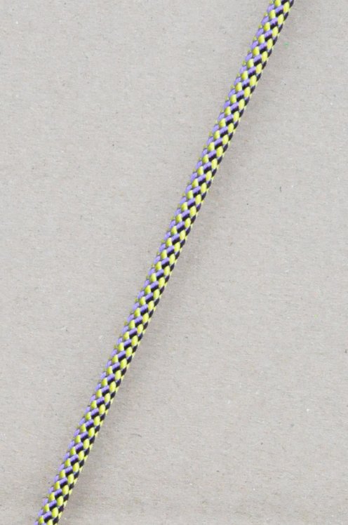 Drisse djembé Ø5 mm (damier, violet / jaune tournesol, 100 m) - Corde pour djembe tambour