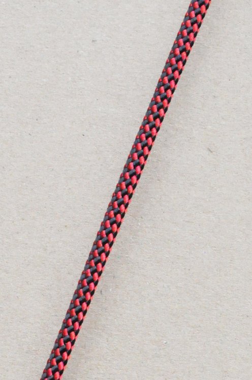 Drisse djembé Ø5 mm (damier, rouge / noir, 100 m) - Corde pour djembe tambour