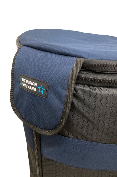 Housse pour djembé Percussion Africaine qualité premium XL bleu