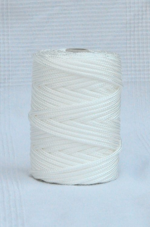 Corde creuse PA tambour djembé 6 mm Blanc 60 m