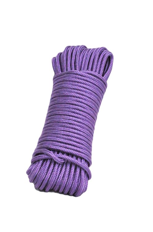 Corde tambour djembé renforcée PES 5 mm Violet 20 m