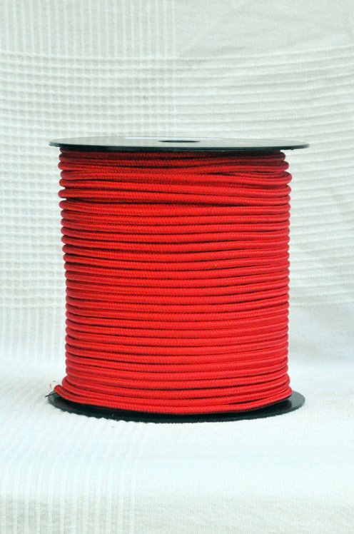 Drisse djembé Ø5 mm rouge - Corde pour djembe tambour