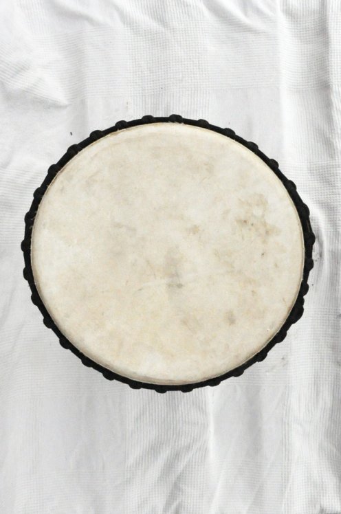 Djembé de Guinée avec peau de veau - Djembé haut de gamme peau de boeuf, peau de taureau, peau de vache