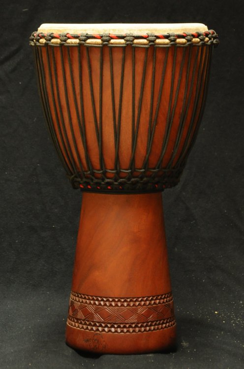 Djembé Mali Top en diala (grand) en vente : acheter un djembe malien en djala (acajou) (grand)