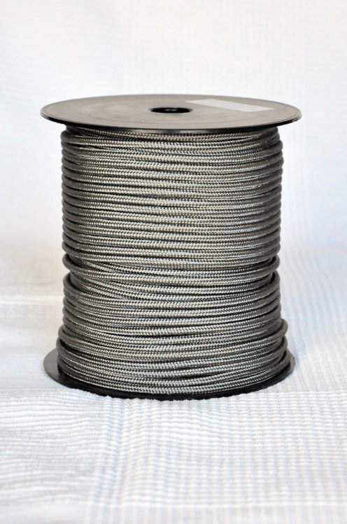 Drisse djembé Ø5 mm gris acier - Corde pour djembe tambour
