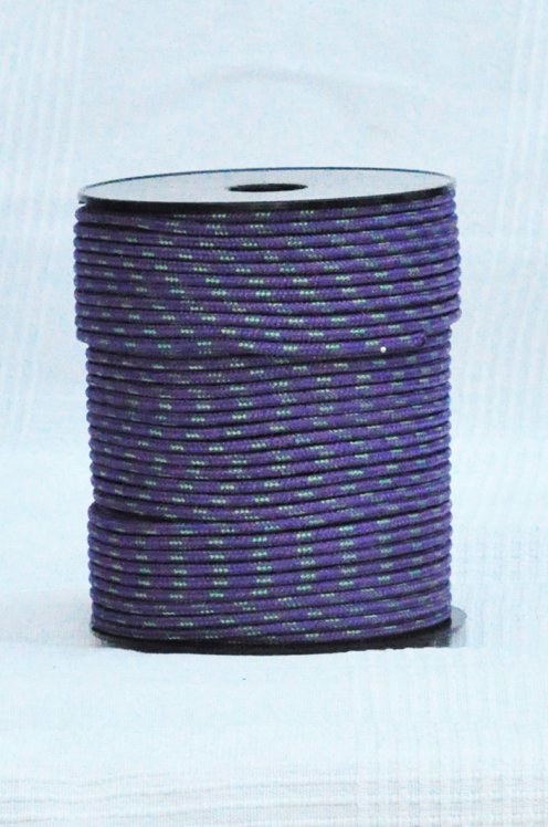 Drisse djembé Ø4 mm violette / verte - Corde pour djembe tambour