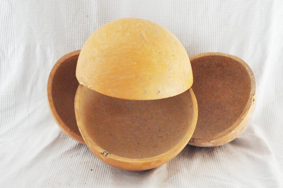 Demi-calebasse Ø35-36 cm - Calebasse hémisphérique