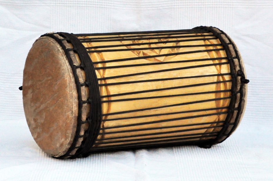 Dundun kenkéni montage traditionnel en melina - Tambour doumdoum de Guinée