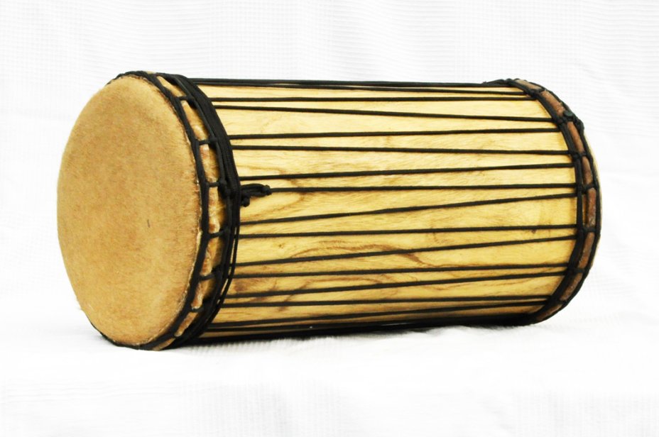 Dundun kenkéni montage traditionnel en melina - Tambour doumdoum de Guinée
