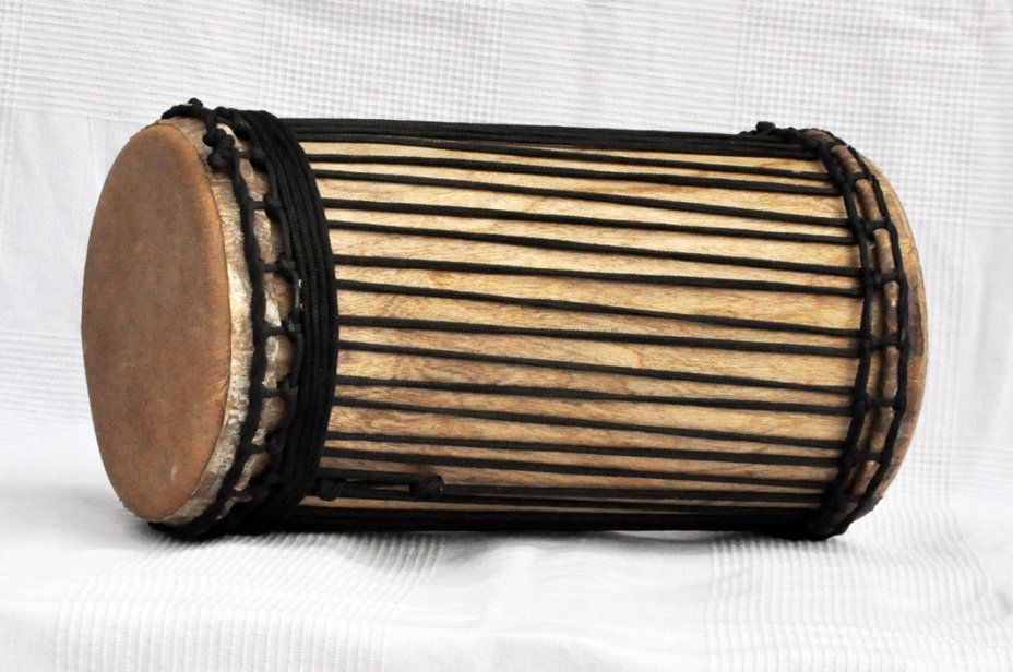 Dundun kenkéni montage traditionnel en melina - Tambour doumdoum de Guinée