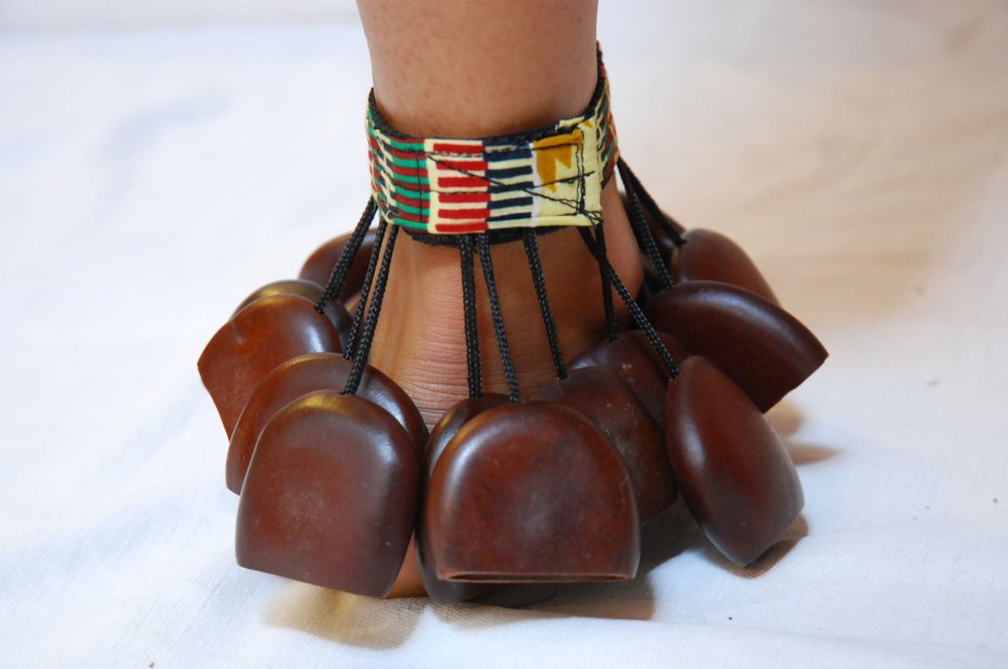 Bracelet de danse africain - Bracelet cheville de danse juju du Ghana