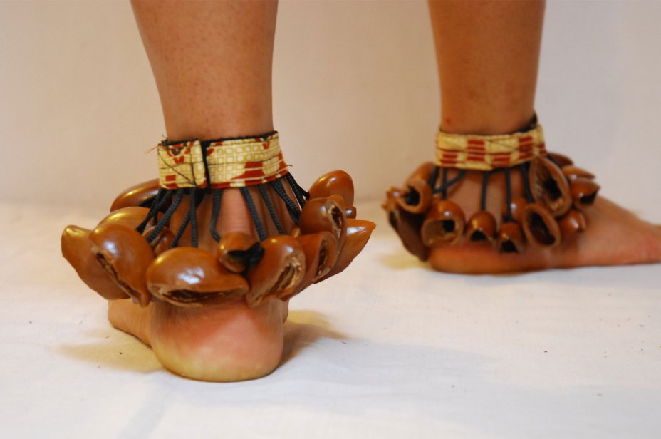 Bracelet de danse africain - Bracelet cheville de danse juju du Nigéria