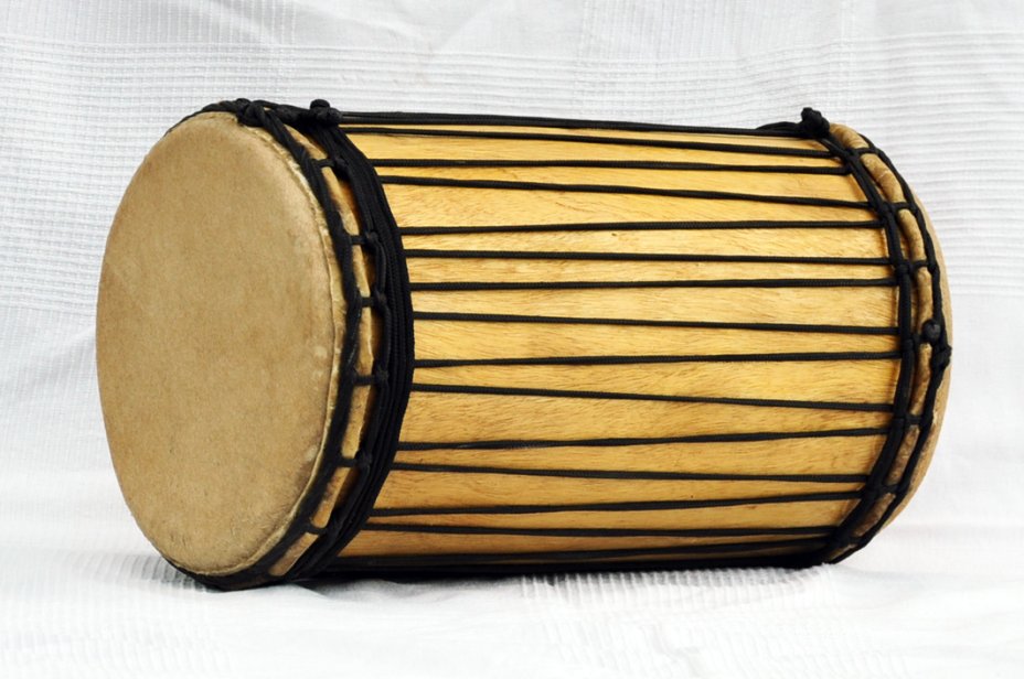 Dundun kenkéni montage traditionnel en melina - Tambour doumdoum de Guinée