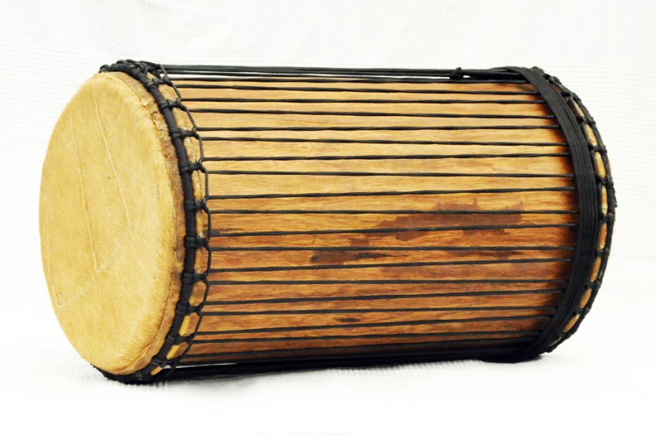 Dundun sangban 4 fers - Tambour dundun de Guinée en guéni