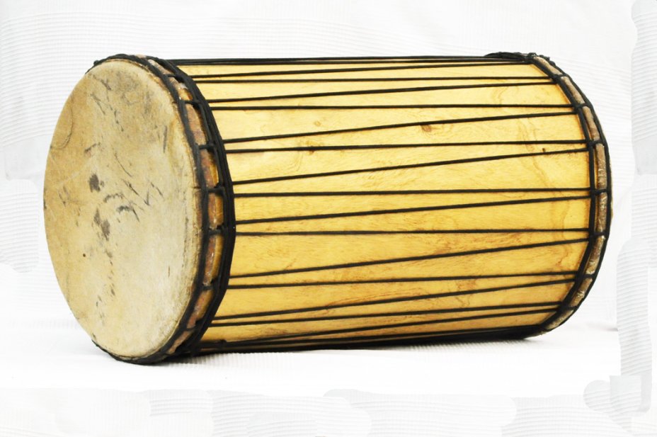 Dundun dundunba montage traditionnel en melina - Tambour doumdoum de Guinée