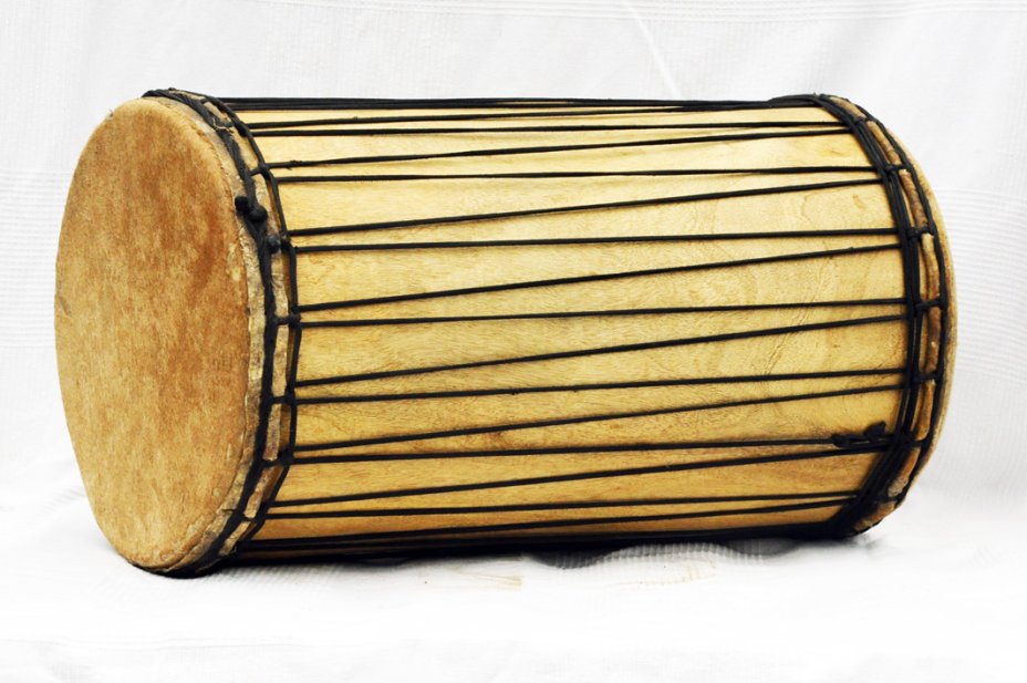 Dundun dundunba montage traditionnel en melina - Tambour doumdoum de Guinée