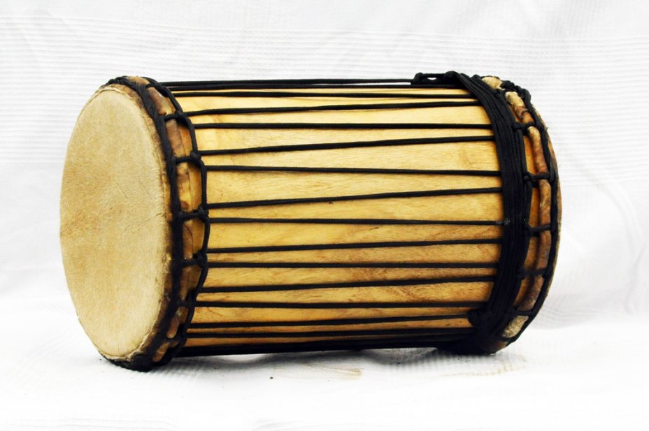 Dundun kenkéni montage traditionnel en melina - Tambour doumdoum de Guinée
