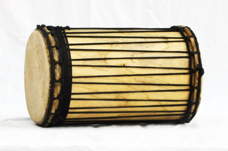 Dundun kenkéni montage traditionnel en melina - Tambour doumdoum de Guinée