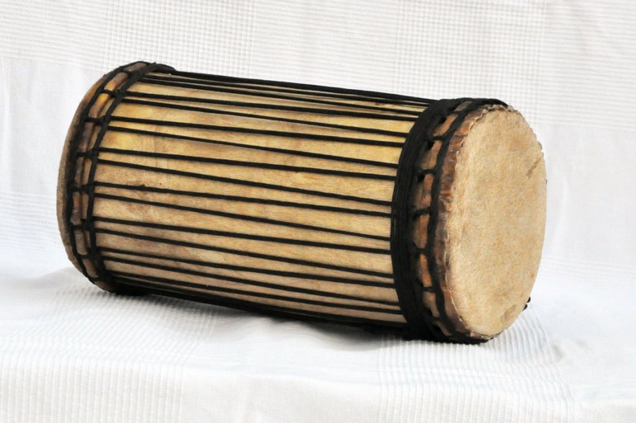 Dundun kenkéni montage traditionnel en melina - Tambour doumdoum de Guinée