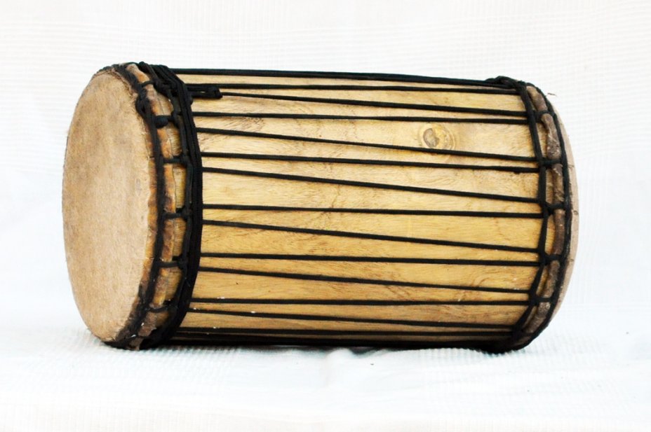 Dundun kenkéni montage traditionnel en melina - Tambour doumdoum de Guinée