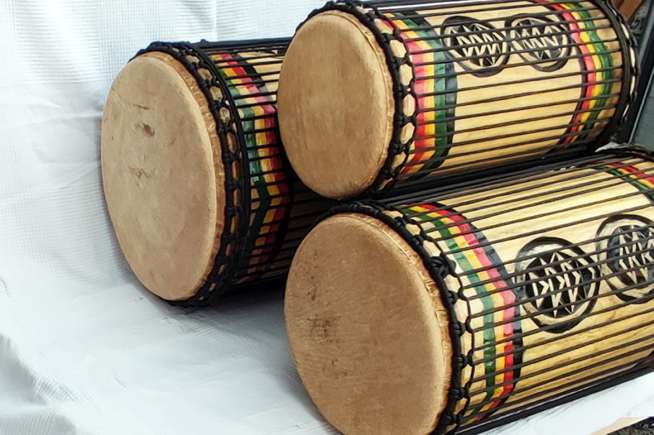 Set de dununs de Guinée en melina