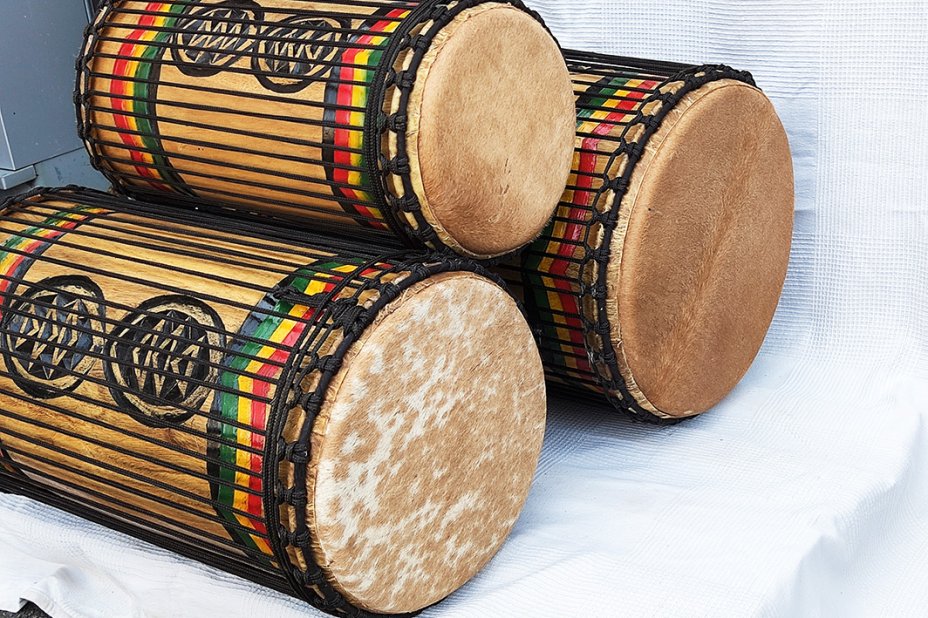 Set de dununs de Guinée en melina