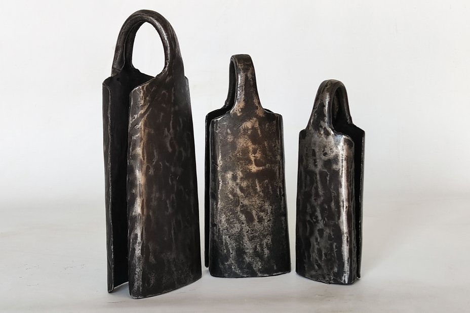 Set de 3 cloches pour dundun de Guinée - Cloche dunun