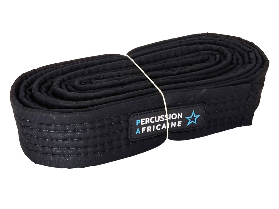 Sangle djembé Percussion Africaine Noir
