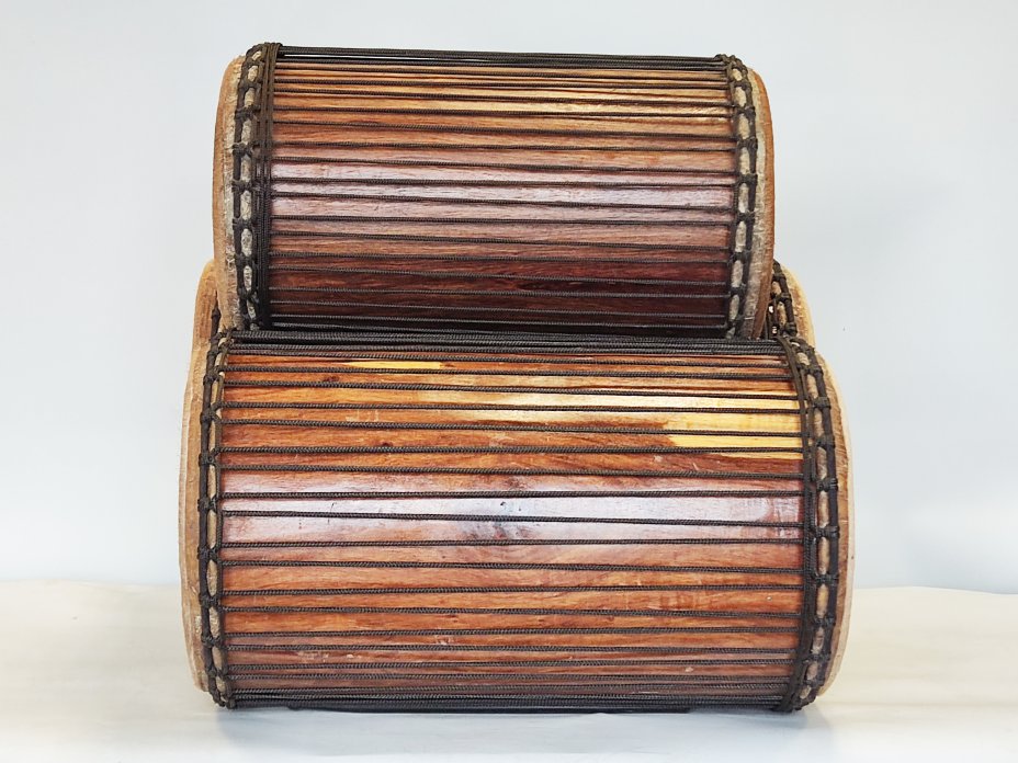 Set de dununs de Guinée en guéni (bois de balafon)